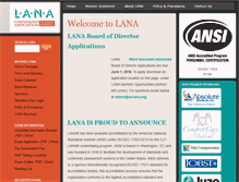 Tablet Screenshot of clt-lana.org